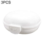 3 PCS Bathroom Dish Plate Case Home Shower Travel Hiking Holder Container Soap Box