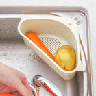 Kitchen Vegetable Rack Household Sink Drain Rack Triangle Storage Hanger Free Punch Tray Hanging Basket