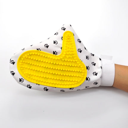 Pet Gloves Bath Brush Dog Massage Brush Pet Bath Grooming Supplies, Gloves Massage Brush - DealBuddy