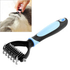 Fur Hair Grooming Hair Shedding Tool Brush for Dog Pet Cat, Blue, Pink - DealBuddy