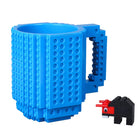 Building Blocks Design Creative Milk Mug Coffee Cup Build-on Brick Drinking Water Holder, 301-400ml - DealBuddy