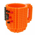 Building Blocks Design Creative Milk Mug Coffee Cup Build-on Brick Drinking Water Holder, 301-400ml - DealBuddy