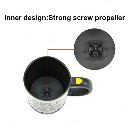 400ml Mugs Automatic Electric Self Stirring Mug Cup Coffee Milk Mixing Mug Smart Stainless Steel Juice Mix Cup Drinkware - DealBuddy