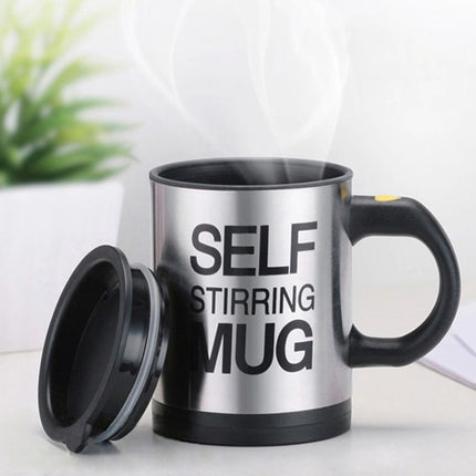 400ml Mugs Automatic Electric Self Stirring Mug Cup Coffee Milk Mixing Mug Smart Stainless Steel Juice Mix Cup Drinkware - DealBuddy