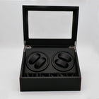 4+6 Automatic Rotation Leather Watch Winder Storage Display Case Box