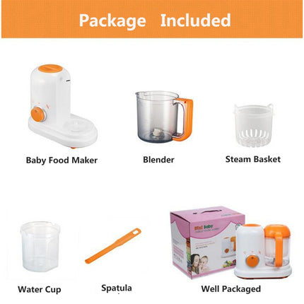 2 PCS Food Supplement Cooking Mixing One Multifunctional Electric Mini Baby Food Cooking Machine
