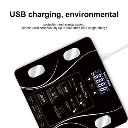 LCD Display Body Electronic Smart Weighing Scales Bathroom Scale Digital Human Weight Scales