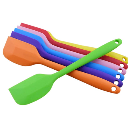 Kitchen Silicone Cream Cake Spatula Mixing Scraper Brush Butter Mixer Brushes Baking Tool Kitchenware, Red, Yellow, Green, Blue, Purple, Pink, Orange - DealBuddy