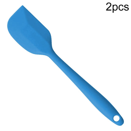 Kitchen Silicone Cream Cake Spatula Mixing Scraper Brush Butter Mixer Brushes Baking Tool Kitchenware, Red, Yellow, Green, Blue, Purple, Pink, Orange - DealBuddy