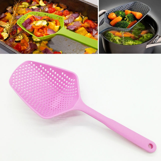 Plastic Drain Shovel Strainers Water Leaking Shovel Kitchen Cooking Ice Shovel Colander - DealBuddy