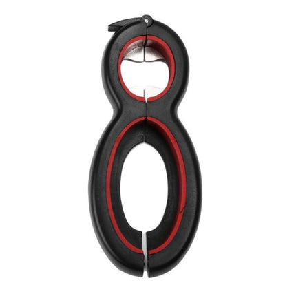 2 PCS 6 in 1 Multi-Function Twist Bottle Opener All in One Jar Gripper Wine Beer Lid Twist Off Jar Opener Claw