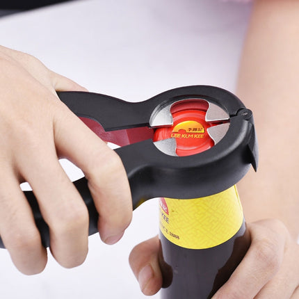 2 PCS 6 in 1 Multi-Function Twist Bottle Opener All in One Jar Gripper Wine Beer Lid Twist Off Jar Opener Claw