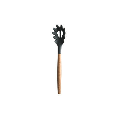 Silicone Wood Handle Spatula Heat-resistant Soup Spoon Non-stick Special Cooking Shovel Kitchen Tools