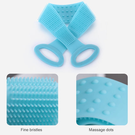 Silicone Massage Pull Strap Bath Brush Powerful Exfoliating Rubbing Bath Artifact