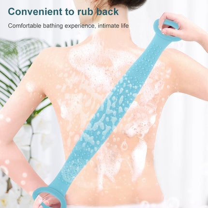 Silicone Massage Pull Strap Bath Brush Powerful Exfoliating Rubbing Bath Artifact