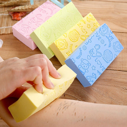 Baby Shower Spa Bath Square Sponge Body Cleaning Scrub - DealBuddy