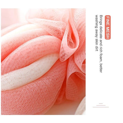 Bath Ball Rubbing Back Bath Towel Long Foam Net Bath Brush