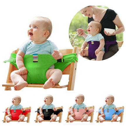 Chair Portable Seat Dining Lunch Chair Seat Safety Belt Stretch Wrap Feeding Chair Harness Seat Booster