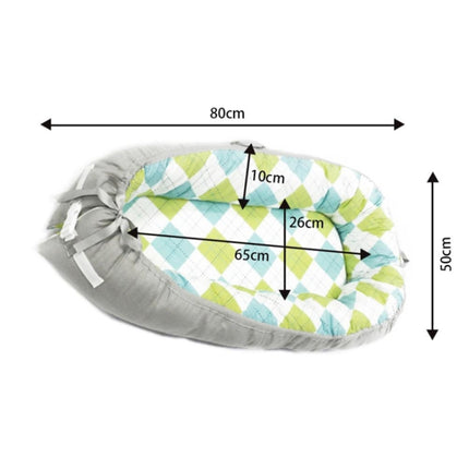 Baby Nest Bed Crib Portable Removable and Washable Crib Travel Bed Cotton Cradle for Children Infant Kids - DealBuddy