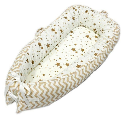 Baby Nest Bed Crib Portable Removable and Washable Crib Travel Bed Cotton Cradle for Children Infant Kids