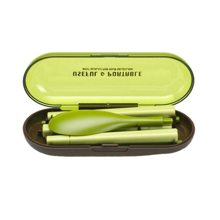 3pcs / Set Mini Outdoor Portable Travel Sets Candy Color Folding Dinner Set Student Kids Kitchen Tool - DealBuddy