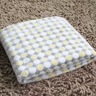 Soft Flannel Pet Blanket Dots Printed Breathable Bed Mat Warm Pet Sleeping Cushion Cover for Pet Dog Cat, S, M, L - DealBuddy