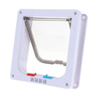 Pet Door 4 Ways Lockable Security Flap Door for Dog Cat Kitten Wall Mount Door Animal Small Pet Cat Dog Gate Door, S, M, L - DealBuddy