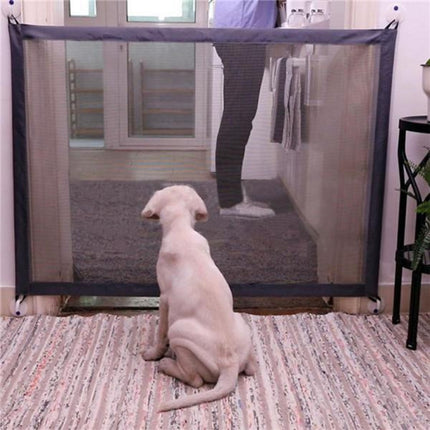 Dog Pet Fences Portable Folding Safe Protection Safety Door Magic Gate For Dogs Cat Pet, 180cm x72cm, 110cm x72cm - DealBuddy