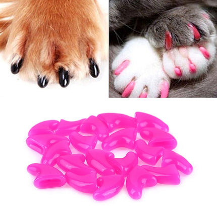 20 PCS Silicone Soft Cat Nail Caps / Cat Paw Claw / Pet Nail Protector/Cat Nail Cover, XS, S, L - DealBuddy