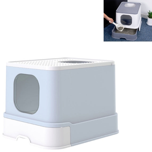 Top Drawer Fully Enclosed Cat Litter Box Pet Supplies - DealBuddy