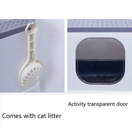 Top Drawer Fully Enclosed Cat Litter Box Pet Supplies - DealBuddy