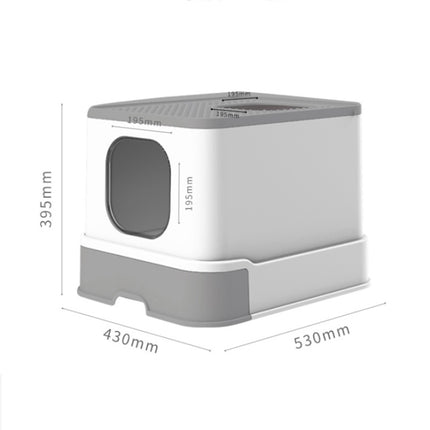 Top Drawer Fully Enclosed Cat Litter Box Pet Supplies - DealBuddy