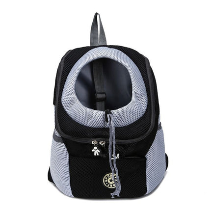 Outdoor Pet Dog Carrier Bag Front Bag Double Shoulder Portable Travel Backpack Mesh Backpack Head, S, L - DealBuddy