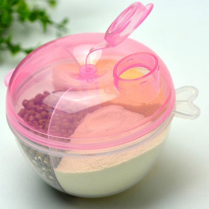 Baby Milk Powder Formula Dispenser Food Container Storage Feeding Box 3 Layer Leakproof Travel Storage Box for Kids Toddler