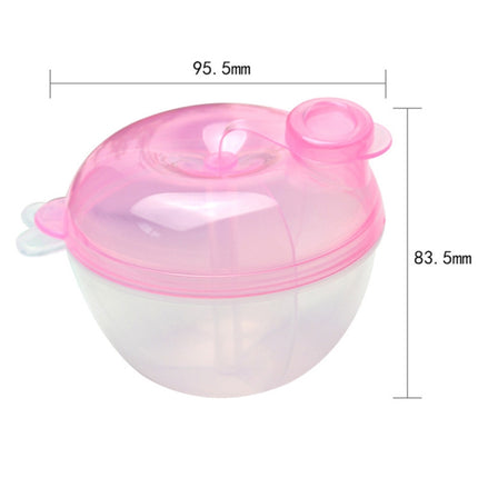 Baby Milk Powder Formula Dispenser Food Container Storage Feeding Box 3 Layer Leakproof Travel Storage Box for Kids Toddler