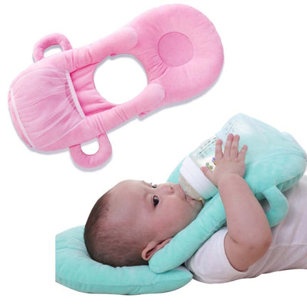 Infant Baby Bottle Rack Free Hand Bottle Holder Cotton Baby Milk Bottle Feeding Learning Nursing Pillow Cushion