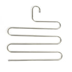 5 Layers S Shape Multi-Functional Clothes Hangers Pants Storage Hangers