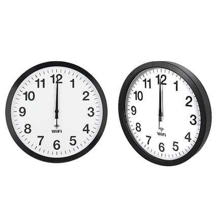 Smart Network Automatic Time Synchronization Wifi Wall Clock Modern Minimalist Silent Living Room Clock
