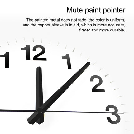 Smart Network Automatic Time Synchronization Wifi Wall Clock Modern Minimalist Silent Living Room Clock, 12 inch, 14 inch, 16 inch - DealBuddy