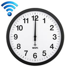 Smart Network Automatic Time Synchronization Wifi Wall Clock Modern Minimalist Silent Living Room Clock, 12 inch, 14 inch, 16 inch - DealBuddy