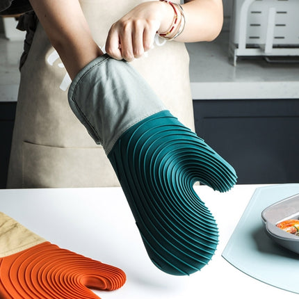 Thickened Silicone Gloves Household Microwave Oven Anti-Scald Insulation Glove