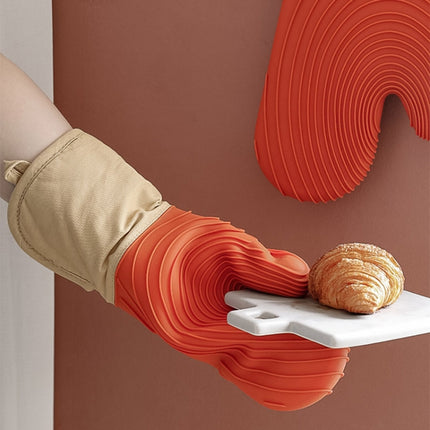 Thickened Silicone Gloves Household Microwave Oven Anti-Scald Insulation Glove