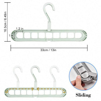 Home Storage Organization Clothes Hanger Drying Rack Plastic Scarf Clothes Hangers