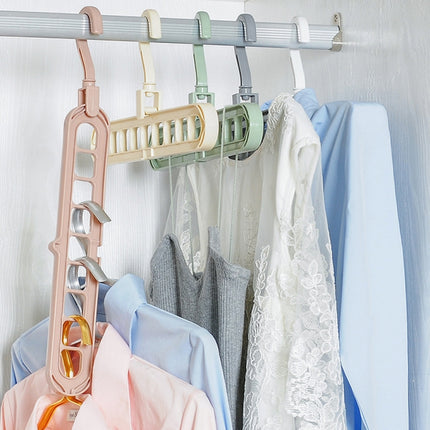 Home Storage Organization Clothes Hanger Drying Rack Plastic Scarf Clothes Hangers