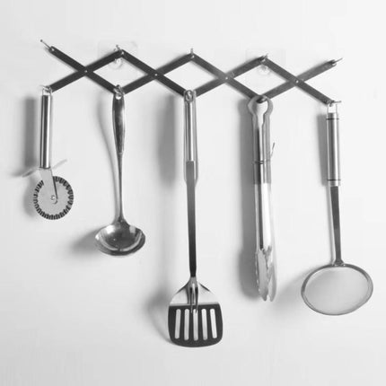 LsCook Retractable Storage Rack Kitchen Foldable Multifunctional Steam Rack Stainless Steel Kitchen Utensil Rack, Stainless Steel Rack - DealBuddy