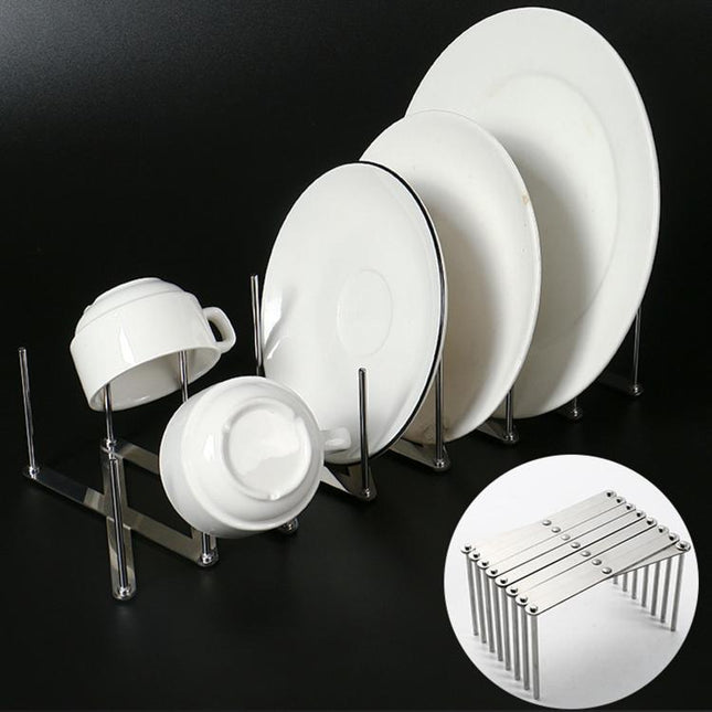 LsCook Retractable Storage Rack Kitchen Foldable Multifunctional Steam Rack Stainless Steel Kitchen Utensil Rack, Stainless Steel Rack - DealBuddy