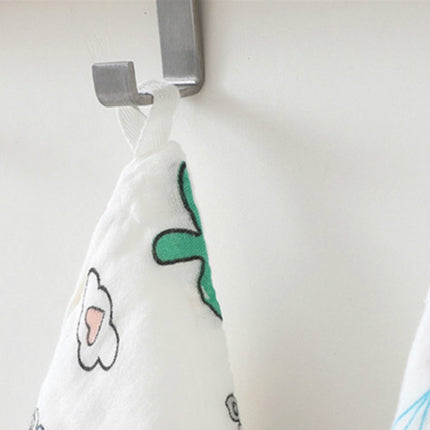 Six-Layer Gauze Cotton Baby Square Handkerchief Saliva Towel Styles Random Delivery
