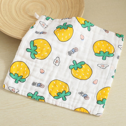 Six-Layer Gauze Cotton Baby Square Handkerchief Saliva Towel Styles Random Delivery