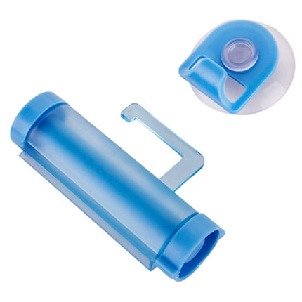 2 Pcs Creative Sucker Hangable Toothpaste Extruder with Sucker &Holder