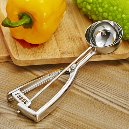 Stainless Steel Ice Cream Spoon Scooper Fruit Scoop, 39mm, 44mm, 50mm, 55mm, 59mm - DealBuddy